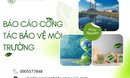 Báo cáo công tác bảo vệ môi trường 