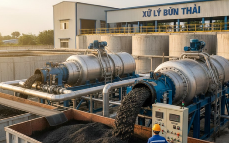 Xử lý bùn thải