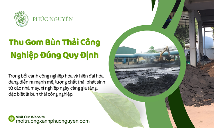 Thu Gom Bùn Thải Công Nghiệp Đúng Quy Định