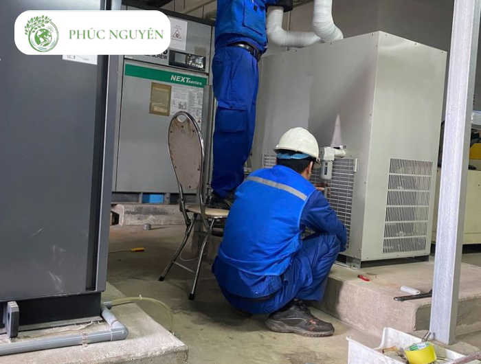 Lắp đặt hệ thống xử lý khí thải