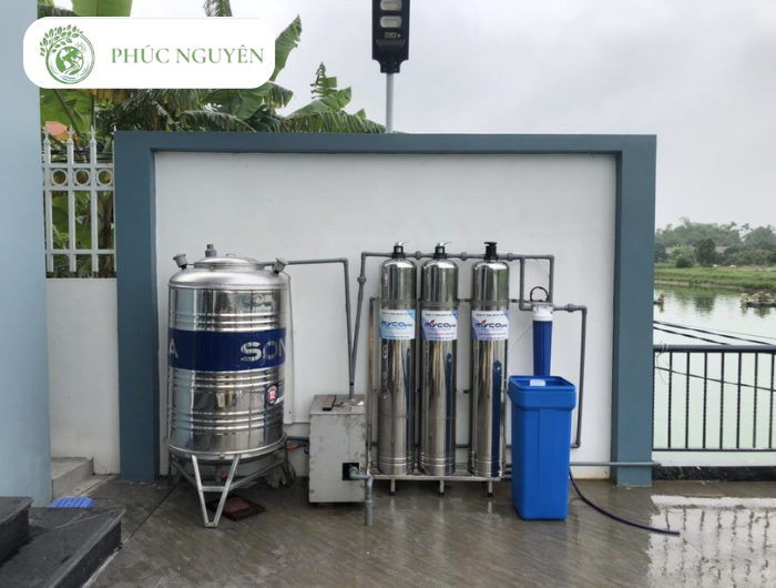 Lắp đặt hệ thống xử lý nước cấp
