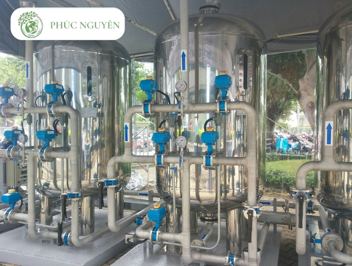 Lắp đặt hệ thống xử lý nước cấp